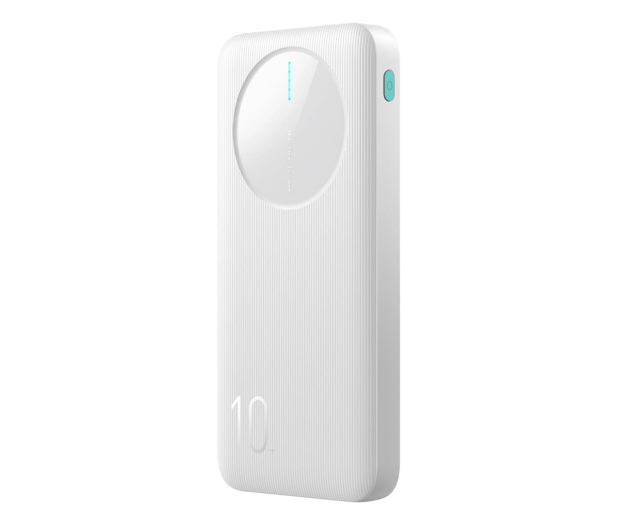 JoyRoom Powerbank 10000mAh 2.4A 2x USB-A 1x USB-C JR-PBF12 biały - 1287639 - zdjęcie